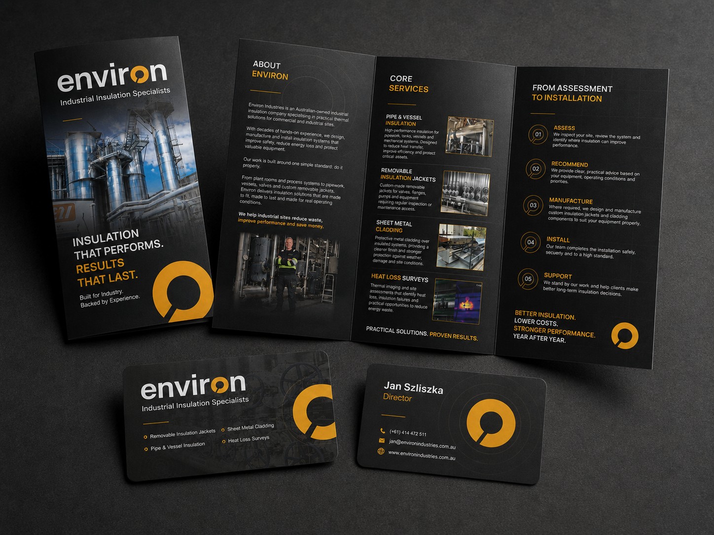 Environ Industries Business Stationery project thumbnail