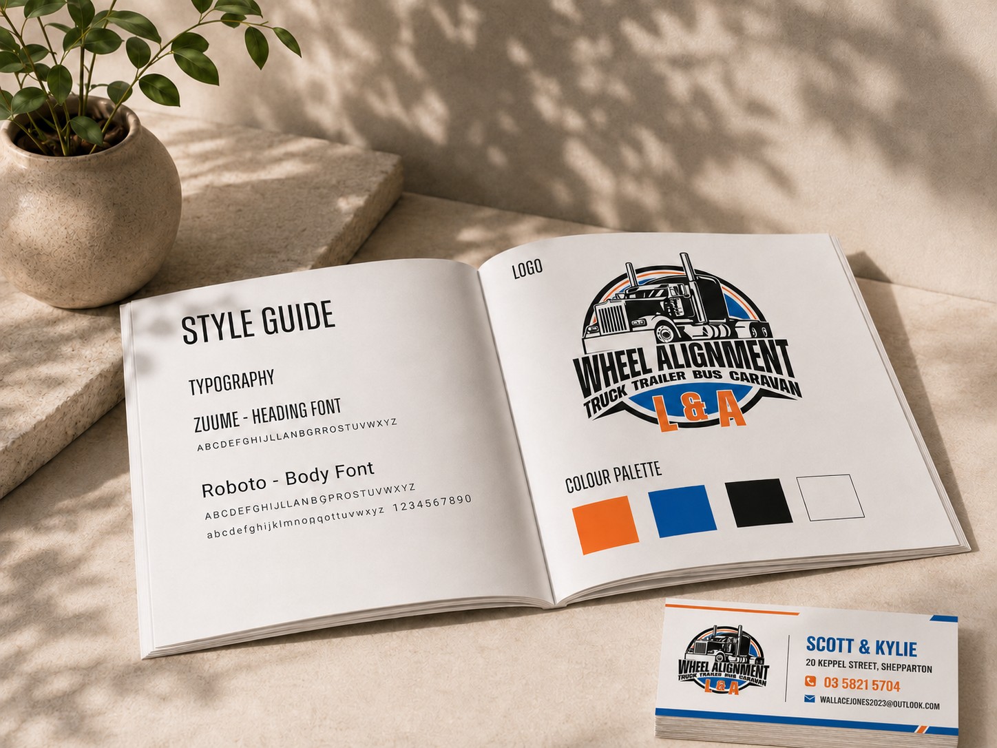 L&A Wheel Alignment Rebrand project image
