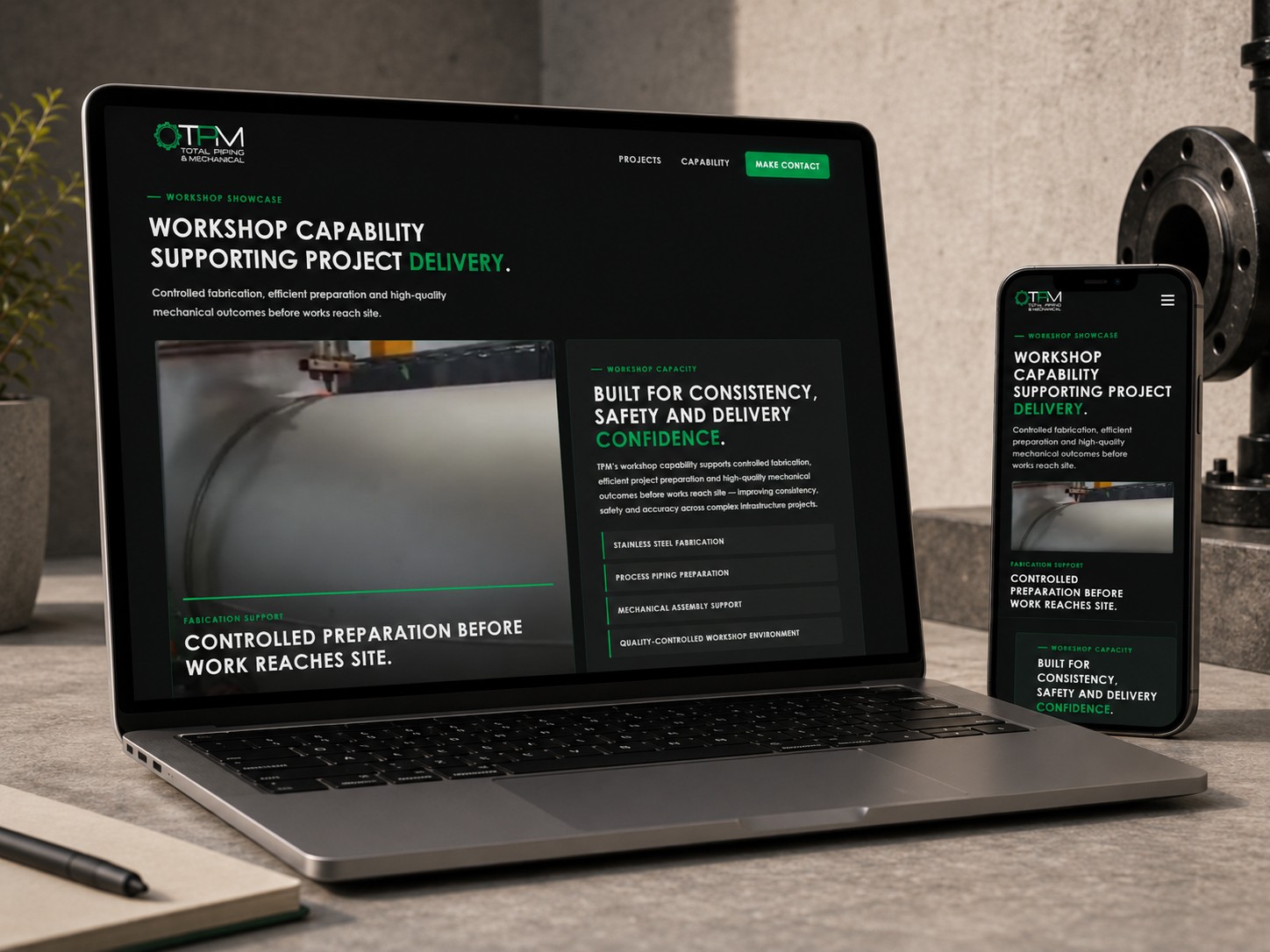 Total Piping & Mechanical Project Showcase Landing Page gallery image 2